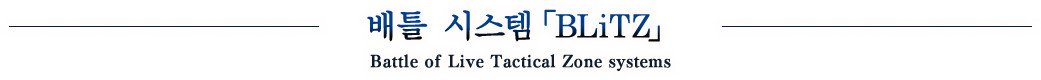 배틀 시트템「BLiTZ] Battle of Live Tactical Zone systems